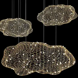 Chandelier hanging clouds